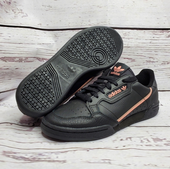 adidas continental 80 black pink